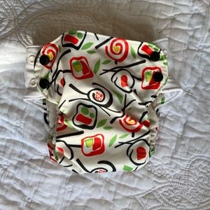 Blueberry Simplex Organic Side Snap Sushi Size M EUC